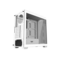 Darkflash Počítačová skříň DS900W bez ventilátorů (bílá)