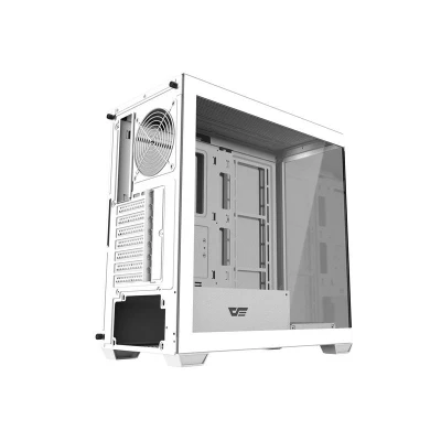 Darkflash Počítačová skříň DS900W bez ventilátorů (bílá)