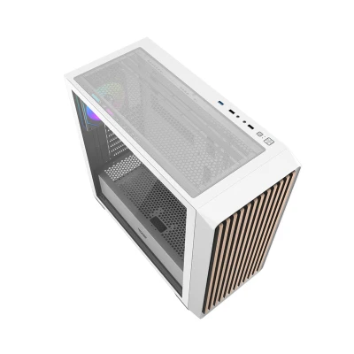 Darkflash DS900WD ATX bílá počítačová skříň se 4 ventilátory