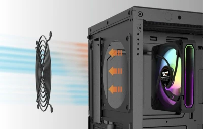 Darkflash DS900WD ATX černá počítačová skříň