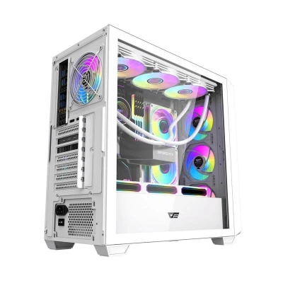 darkFlash DS900WD bílá počítačová skříň