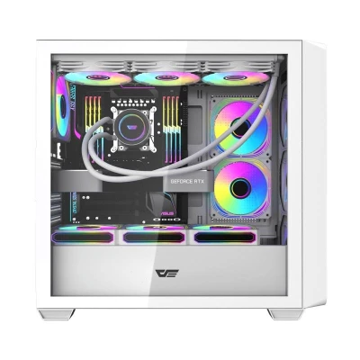 darkFlash DS900WD bílá počítačová skříň