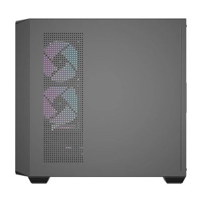 Darkflash Počítačová skrinka DS900WD (čierna) + 4 ventilátory