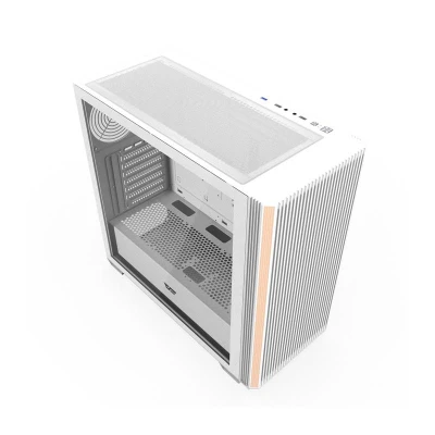 Darkflash Počítačová skříň DS900WS ATX bez ventilátorů (bílá)