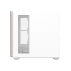 Darkflash Počítačová skříň DS900WS ATX bez ventilátorů (bílá)
