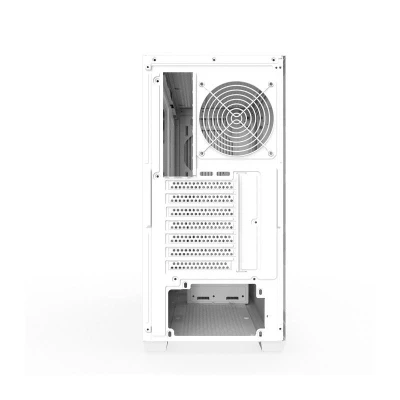 Darkflash Počítačová skříň DS900WS ATX bez ventilátorů (bílá)