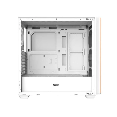 Darkflash Počítačová skříň DS900WS ATX bez ventilátorů (bílá)
