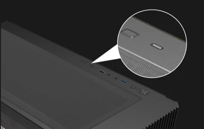 Darkflash DS900WS ATX černá počítačová skříň bez ventilátorů