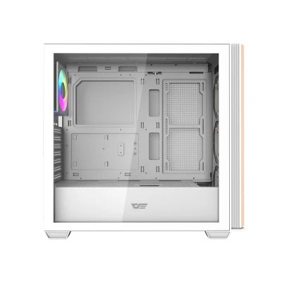 Darkflash DS900WS bílá počítačová skříň se 4 ventilátory ARGB