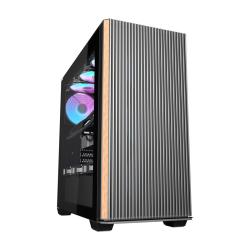 Darkflash Počítačová skříň DS900WS (černá) + 4 ventilátory