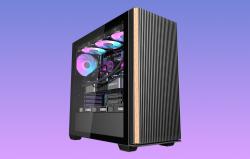 Darkflash Počítačová skříň DS900WS (černá) + 4 ventilátory