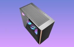 Darkflash Počítačová skříň DS900WS (černá) + 4 ventilátory