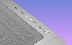 Darkflash Počítačová skříň DS900WS (černá) + 4 ventilátory