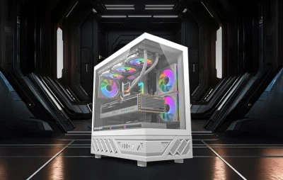Darkflash DS950 bílá počítačová skříň