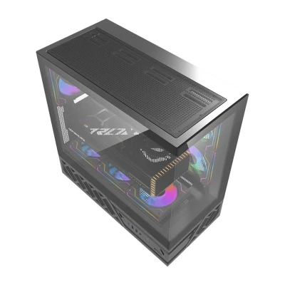 DarkFlash DS950 černá počítačová skříň + 6 ventilátorů
