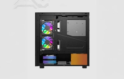DarkFlash DS950 černá počítačová skříň + 6 ventilátorů