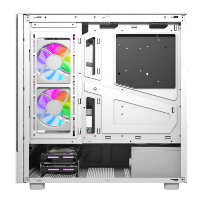 Darkflash DS950V bílá počítačová skříň s displejem a 6 ventilátory