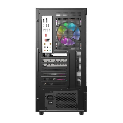 DarkFlash DS950V černá s displejem a 6 ventilátory počítačová skříň
