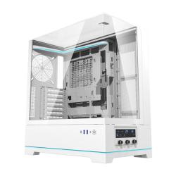 Darkflash Počítačová skříň DY450 bez ventilátorů (bílá)