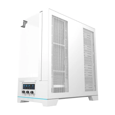 Darkflash Počítačová skříň DY450 bez ventilátorů (bílá)