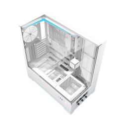 Darkflash Počítačová skříň DY450 bez ventilátorů (bílá)