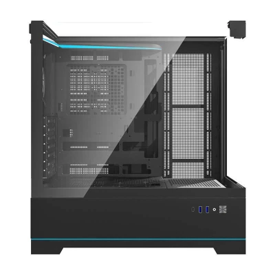 Darkflash Počítačová skříň DY450 bez ventilátorů (černá)