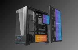 Darkflash Počítačová skříň DY450 bez ventilátorů (černá)