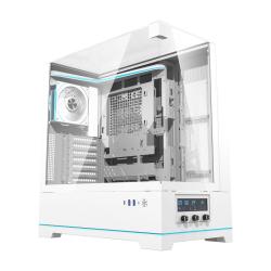 Darkflash Počítačová skříň DY450 PRO s ventilátorem (bílá)