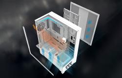 Darkflash Počítačová skříň DY450 PRO s ventilátorem (bílá)