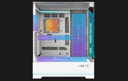 Darkflash Počítačová skříň DY450 PRO s ventilátorem (bílá)