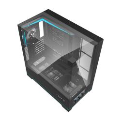 Darkflash Počítačová skříň DY450 PRO + ventilátor (černá)