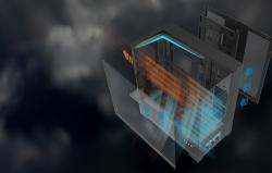 Darkflash Počítačová skříň DY450 PRO + ventilátor (černá)