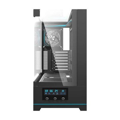 Darkflash Počítačová skříň DY450 PRO + ventilátor (černá)