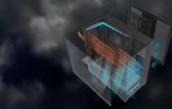 Darkflash Počítačová skříň DY450 PRO + ventilátor (černá)