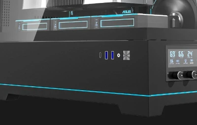 Darkflash Počítačová skříň DY450 PRO + ventilátor (černá)