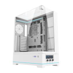 Darkflash Počítačová skříň DY450L bez ventilátorů (bílá)