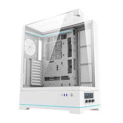 Darkflash Počítačová skříň DY450L bez ventilátorů (bílá)
