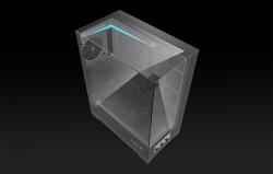 Darkflash Počítačová skříň DY450L bez ventilátorů (černá)