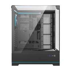 Darkflash Počítačová skříň DY450L PRO s ventilátorem (černá)