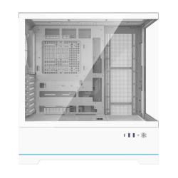 Darkflash Počítačová skříň DY451 bez ventilátorů (bílá)
