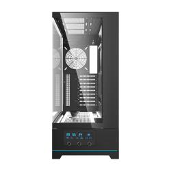 Darkflash Počítačová skříň DY451 bez ventilátorů (černá)