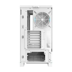 Darkflash Počítačová skříň DY451 PRO s ventilátorem (bílá)