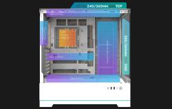 Darkflash Počítačová skříň DY451 PRO s ventilátorem (bílá)
