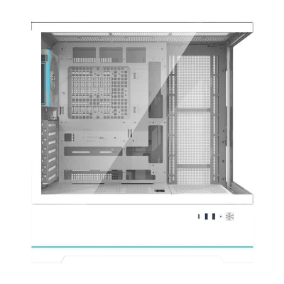 Darkflash Počítačová skříň DY451 PRO s ventilátorem (bílá)