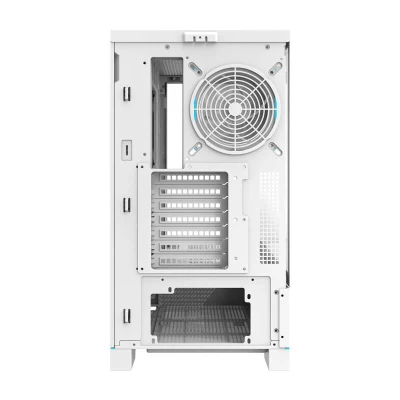 Darkflash Počítačová skříň DY451 PRO s ventilátorem (bílá)