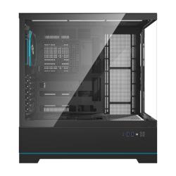 Darkflash Počítačová skříň DY451 PRO s ventilátorem (černá)