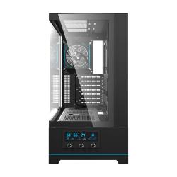 Darkflash Počítačová skříň DY451 PRO s ventilátorem (černá)