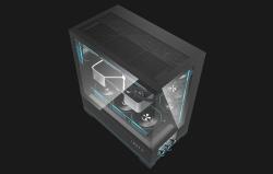 Darkflash Počítačová skříň DY451 PRO s ventilátorem (černá)