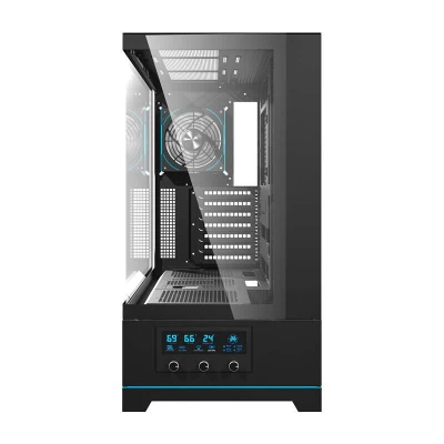 Darkflash Počítačová skříň DY451 PRO s ventilátorem (černá)