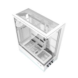 Darkflash Počítačová skříň DY451L bez ventilátorů (bílá)